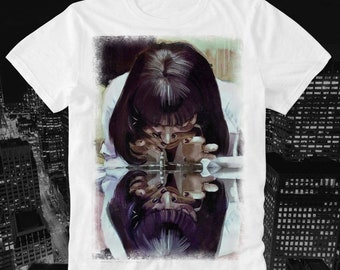 Pulp Fiction Mia Wallace Jules Winnfield Vincent Men Women Unisex T-shirt 2756