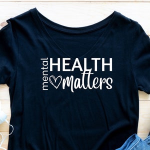 Mental Health Matters SVG PNG PDF, Mental Health Awareness Svg, Positive Svg, You Matter Svg, Be Kind Svg, Mental Health Svg, Self Love Svg
