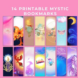 Bookmarks Bundle Instant Download Gift for Book lover and Book Reader Book Club Gifts for Reading Addicts Fairy tale love zdjęcie 7