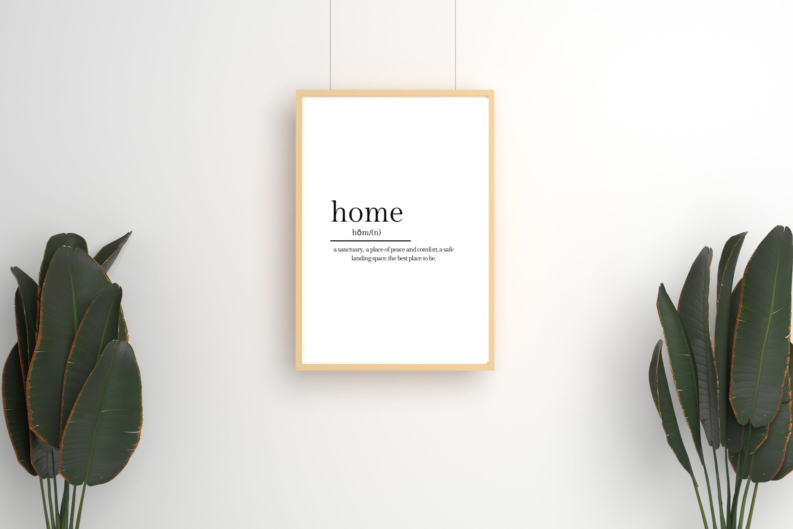 Home Definition Printable, Modern Print, Home Art Decor, Inspirational ...