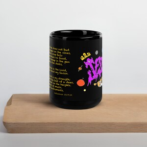 Habakkuk 3:17-19 Black Glossy Mug Coffee Mug