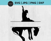 Rodeo svg, Rodeo Split Name svg, Rodeo Monogram svg, Western Monogram svg, Customizable Rodeo svg, Cowboy Monogram, Western Monogram svg png