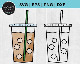 custom paper hot cups Iced Coffee svg, Iced Coffee png, Iced Coffee Clipart, Summer svg, Iced Coffee takeout cup with straw, Iced Coffee Addict svg