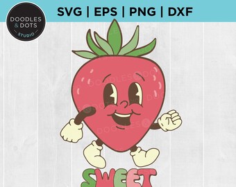 Erdbeere svg, Erdbeere png Sublimation, Beere svg, Sommerzeit Tshirt, süße svg, Vintage Sublimation | Selbst angebaute Erdbeere herunterladen
