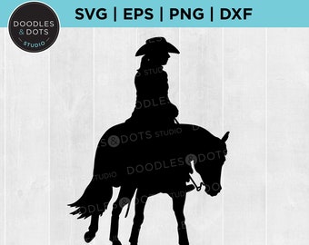 Cowgirl svg, Western horse svg, Reining Horse clipart, Rodeo Horse svg for Cricut, Quarter horse png, Horse and rider at Western horse show