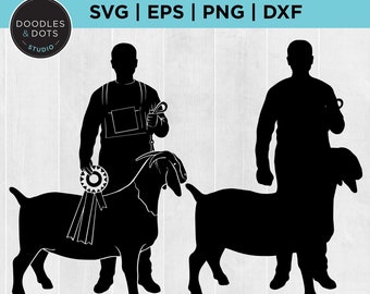 Show Goat SVG, Boer Goat SVG, Goat Show svg, Stock Show svg, Livestock Show svg for cricut, Goat silhouette, County Fair, State Fair svg