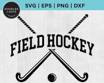 Field hockey svg, Field Hockey design for Crewneck, 2 Field Hockey Sticks and ball, Field Hockey clipart, Sports clipart, Field Hockey png