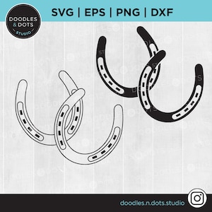 Hufeisen SVG, Hufeisen SVG, Hufeisen Clipart, Pferdeschuh Clipart, Glücks hufeisen, Glücks hufeisen svg für Cricut, Download