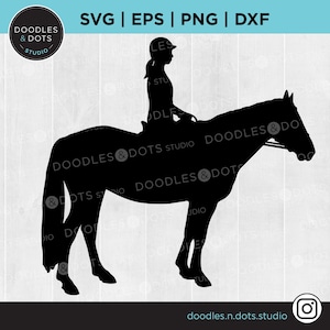 Reiter SVG | Pferd und Mädchen SVG | Mädchen und Pony Englisch Reiten svg | Pferdeshow svg | Pferde Clipart, Pferd und Mädchen Shirt | Pony svg