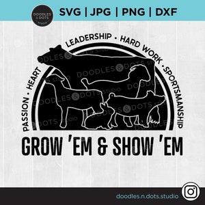 Stock Show maman, Show cochon SVG, Show vache svg, t-shirt bétail, Grow Em Show Em svg, svg agneau, chèvre svg, foire du comté, emmenez-moi à la foire svg