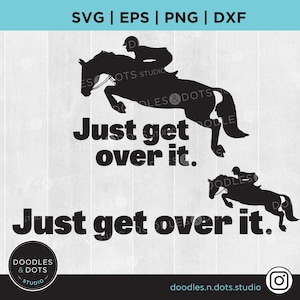 Pferdesport svg, Hunter Jumper svg, einfach überkommen svg für Cricut, Horse Show svg, Springreiten geschnitten Datei, lustiges Pferd svg, Show Jumper svg