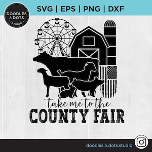 County Fair week, Stock Show svg, Barn Life Digital Download, SVG, PNG for Vinyl Cutting or Sublimation, State Fair svg, Livestock Show svg