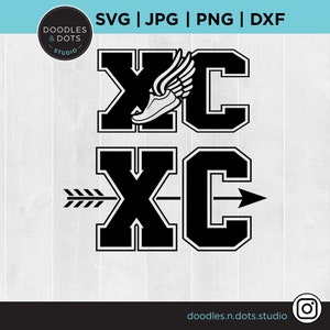 Pacote SVG de Cross Country, XC svg, Sport svg, clipart de X-Country Running, Winged Shoe svg, Shoe with Wings svg, arquivo de corte Cross Country Runner
