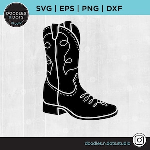 Cowboystiefel svg, Westernstiefelschnitt-Datei, Cowboy Clipart, Rodeo svg, Cowboystiefel png, Stiefelsilhouette, Cowgirl digitaler Download, Wilder Westen svg