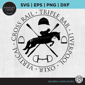 Reiter SVG, Pferde Show SVG, Pferde Sprünge SVG für Cricut, Reiter T-Shirt, Geschenkidee für Pferdeliebhaber, Pferde Show Auto Decal svg Plotterdatei