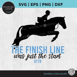 Vollblut SVG | OTTB svg | Hunter SVG | Jumper svg | Pferdeshow svg | Off the Track Vollblut-Rennpferd svg | Springpferd svg