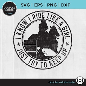 Barrel Racing SVG, Ride Like a Girl PNG, Barrel Racer sublimatie, Texas Cowgirl SVG, Rodeo SVG, Quarter Horse SVG, Turn en Burn ornament