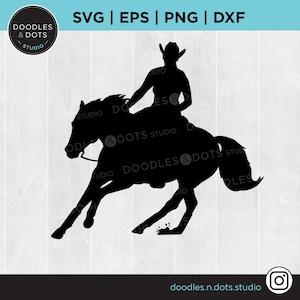 Cowboy svg, Pferd svg, Western Pferd geschnitten Datei für Cricut, Reining Pferd Clipart, Cattle Rancher und Cutting Pferd digitalen sofortigen Download