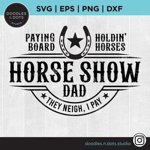 Pferd zeigen Papa SVG, Westernreiten SVG, lustiges Pferd t-shirt, Reining Pferd Shirt svg, Geschenk für Western Show Papa, Westernreiten t-shirt