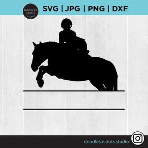 Paardensport monogram SVG, Hunter split monogram, paard SVG, paardenshow monogram, paard sticker svg, aanpasbaar - voeg gewoon je tekst toe en download