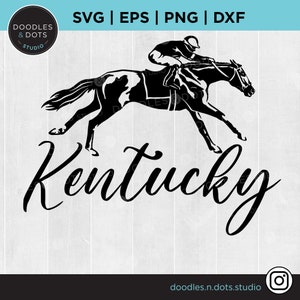 Kentucky svg, Kentucky State svg, State Shirt svg, Derby Racehorse svg für Cricut, Pferderennen SVG, Derby svg, Vollblut Race Horse svg