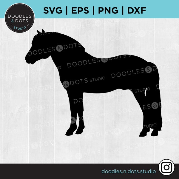 Fjord Horse SVG | Norwegian Horse | Fjord Horse clipart | Fjord svg cut file for Cricut | Norwegian Fjord horse | Horse Breed svg | Fjording