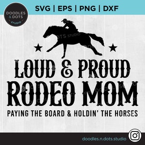 Rodeo Mom SVG | Rodeo Shirts for Women SVG | Barrel Racing svg | Cowboy mom svg | Cowgirl mom svg | Rodeo t-Shirt | Texas svg | Roping mom