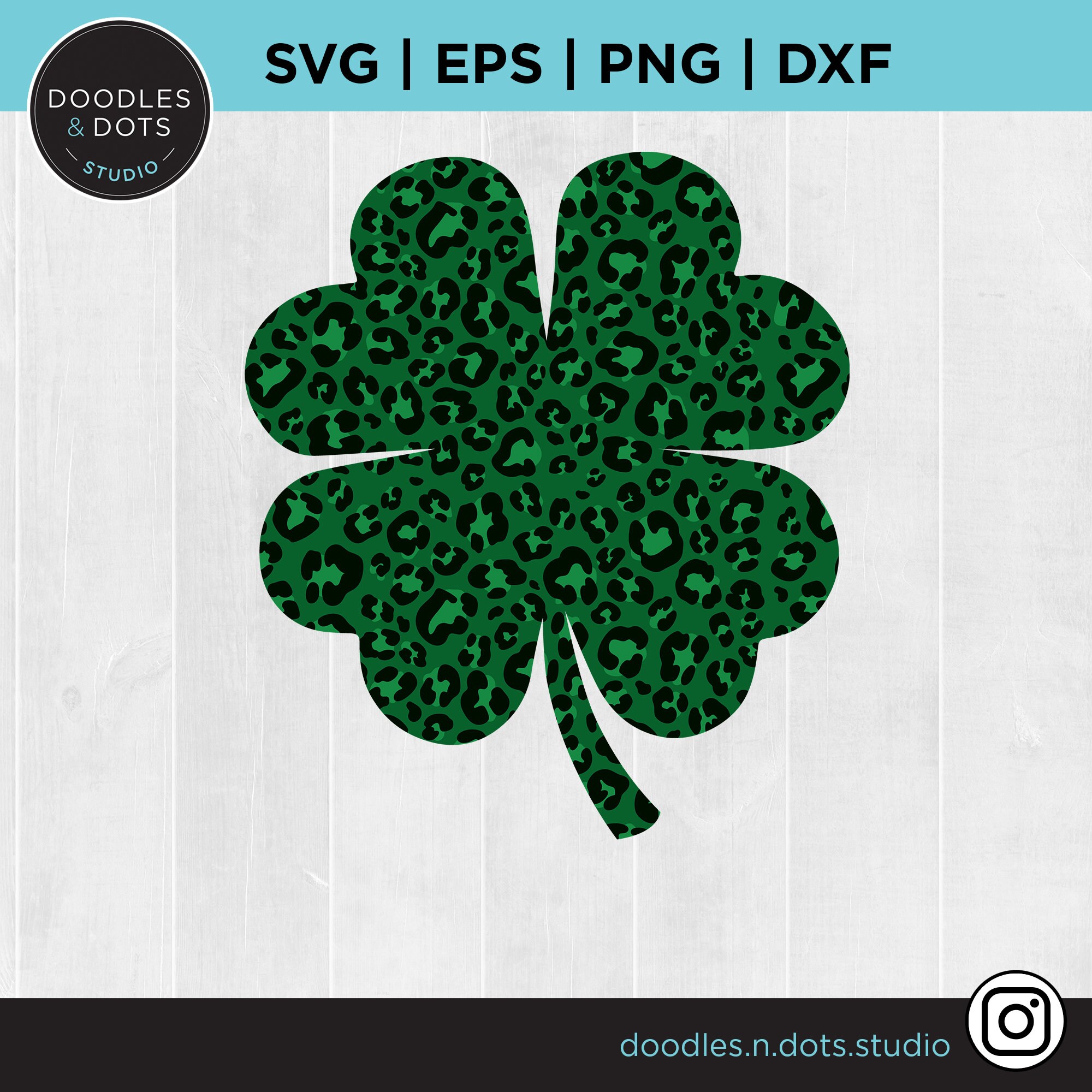 Four-leaf Clover Svg, Lucky Clover Svg, Shamrock Svg Bundle