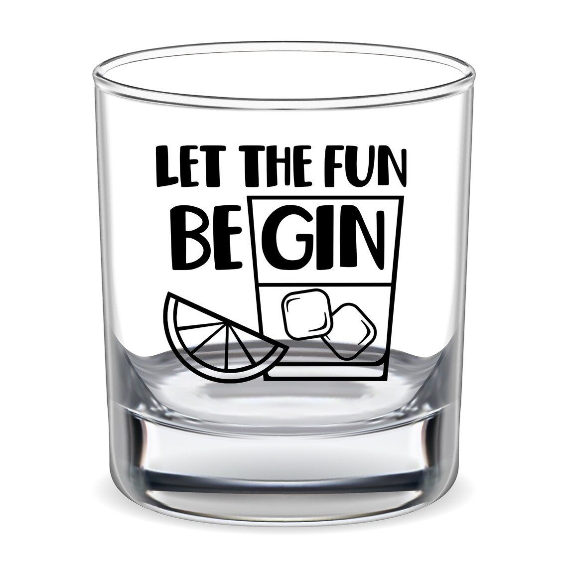 Download Gin lover svg Alcohol saying Let the fun be gin | Etsy