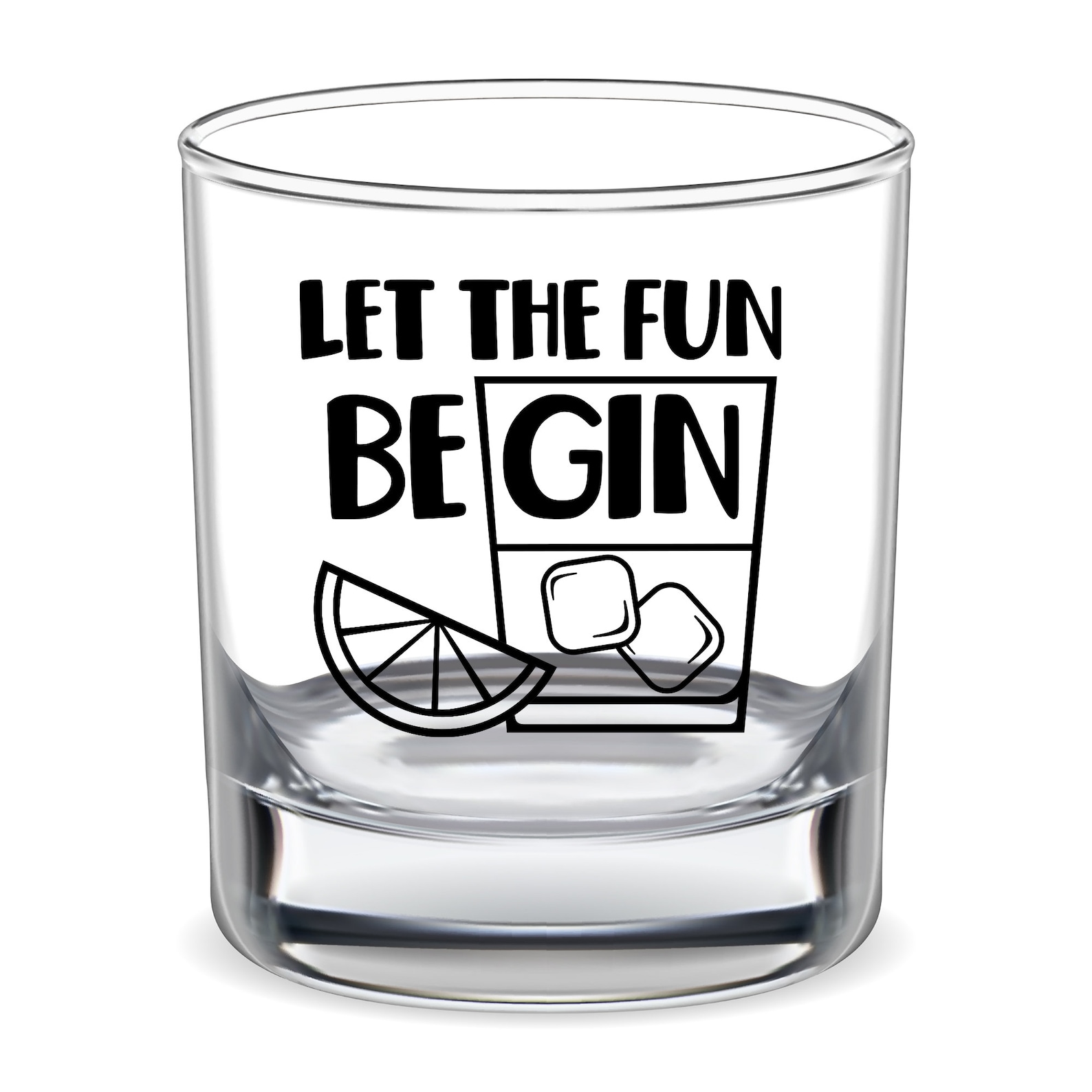 Gin lover svg Alcohol saying Let the fun be gin Etsy