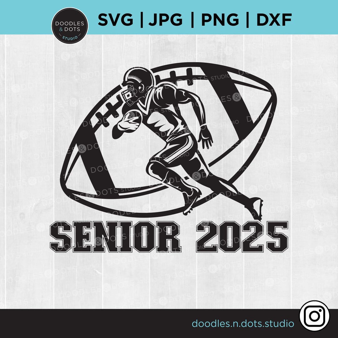 Football Svg, Senior 2024 Svg, Football Player Svg, Senior Svg