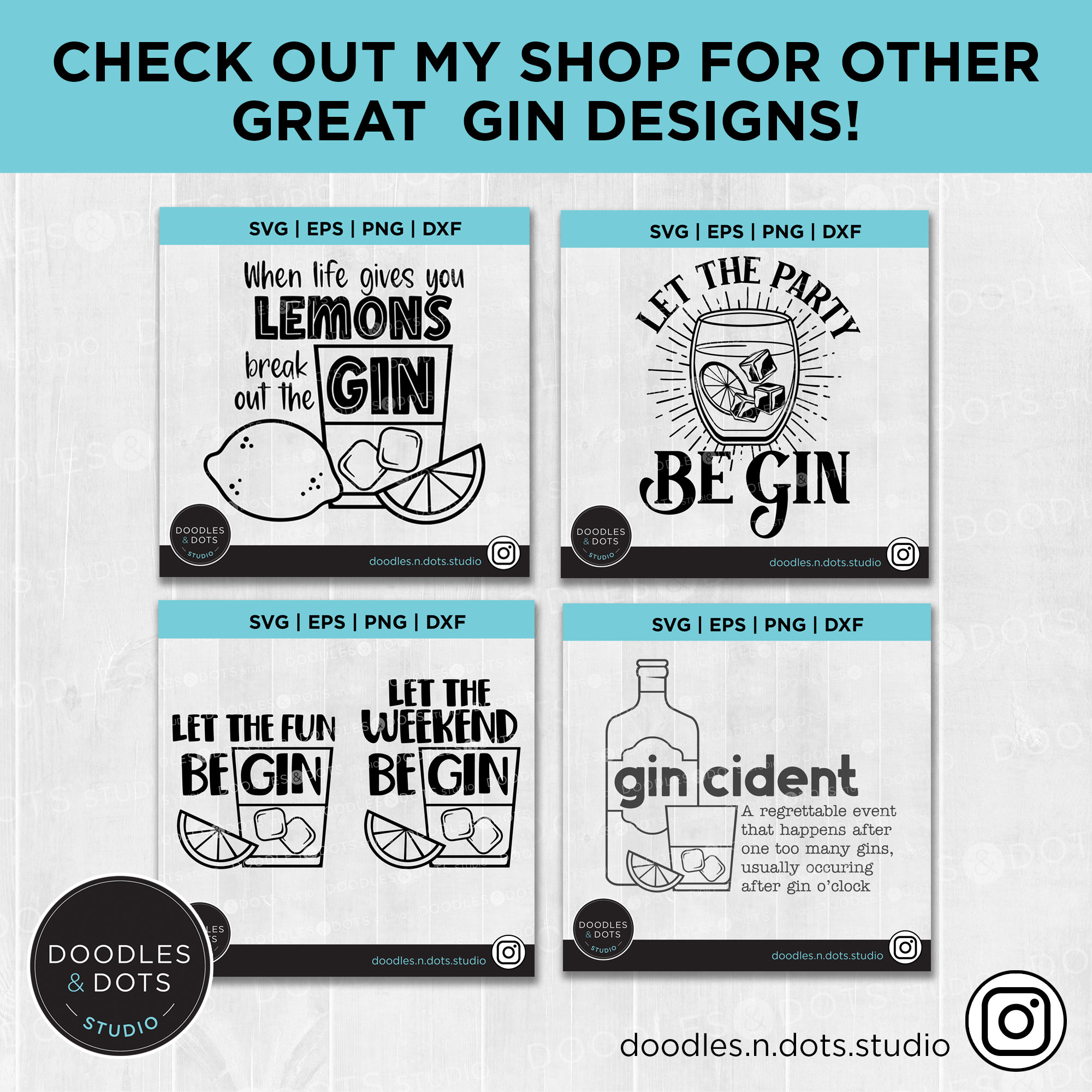 Gin lover svg Alcohol saying Let the fun be gin Etsy