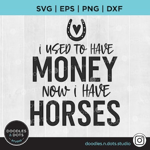 Cavallo che dice SVG / Regali di cavalli / Camicia di cavallo divertente / Mamma cavallo SVG / Cavallo divertente SVG / Spettacolo di cavalli SVG / Ragazza a cavallo