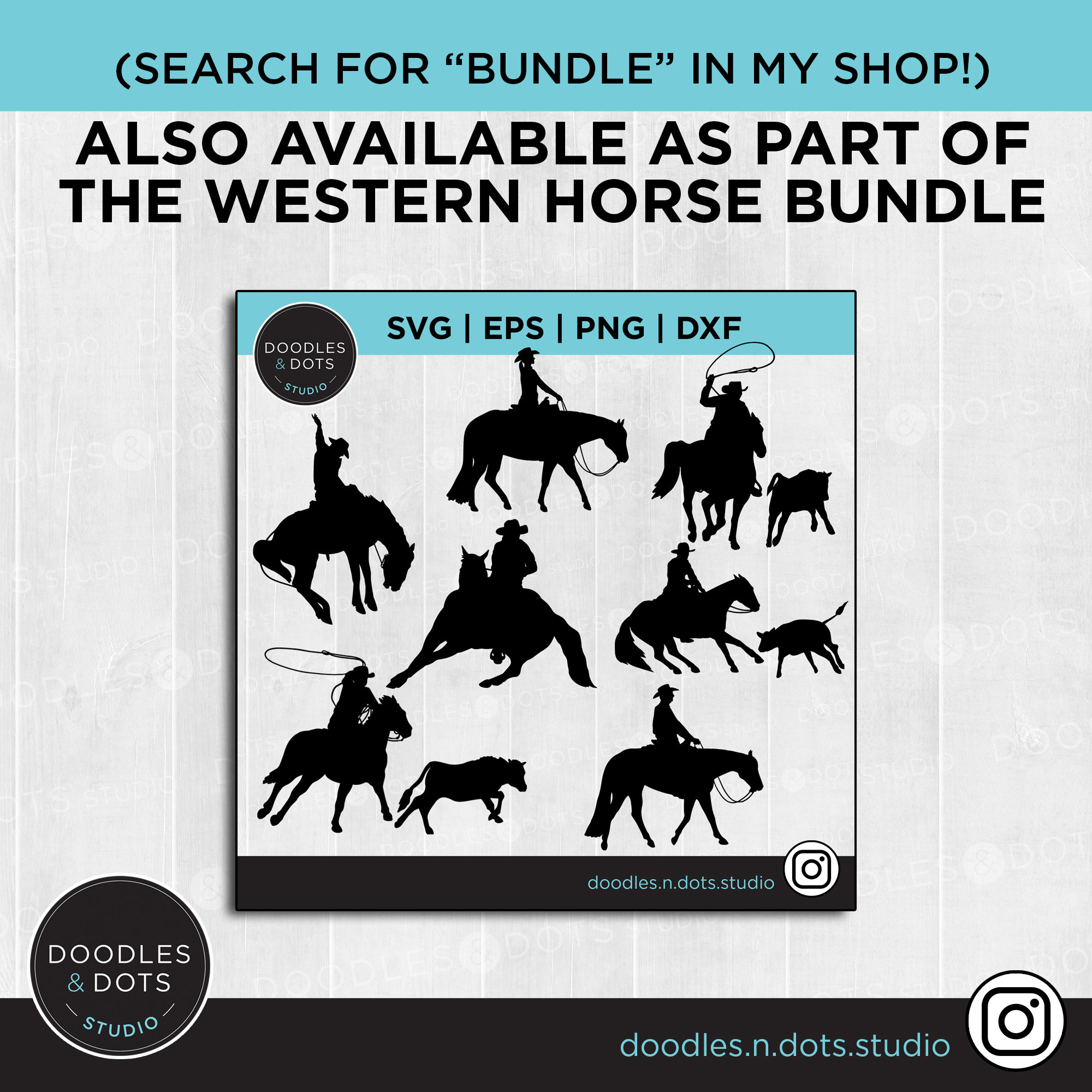 Western Roping Svg Cowboy SVG | Calf Roping SVG | Western Horse Svg | Rodeo Event ...