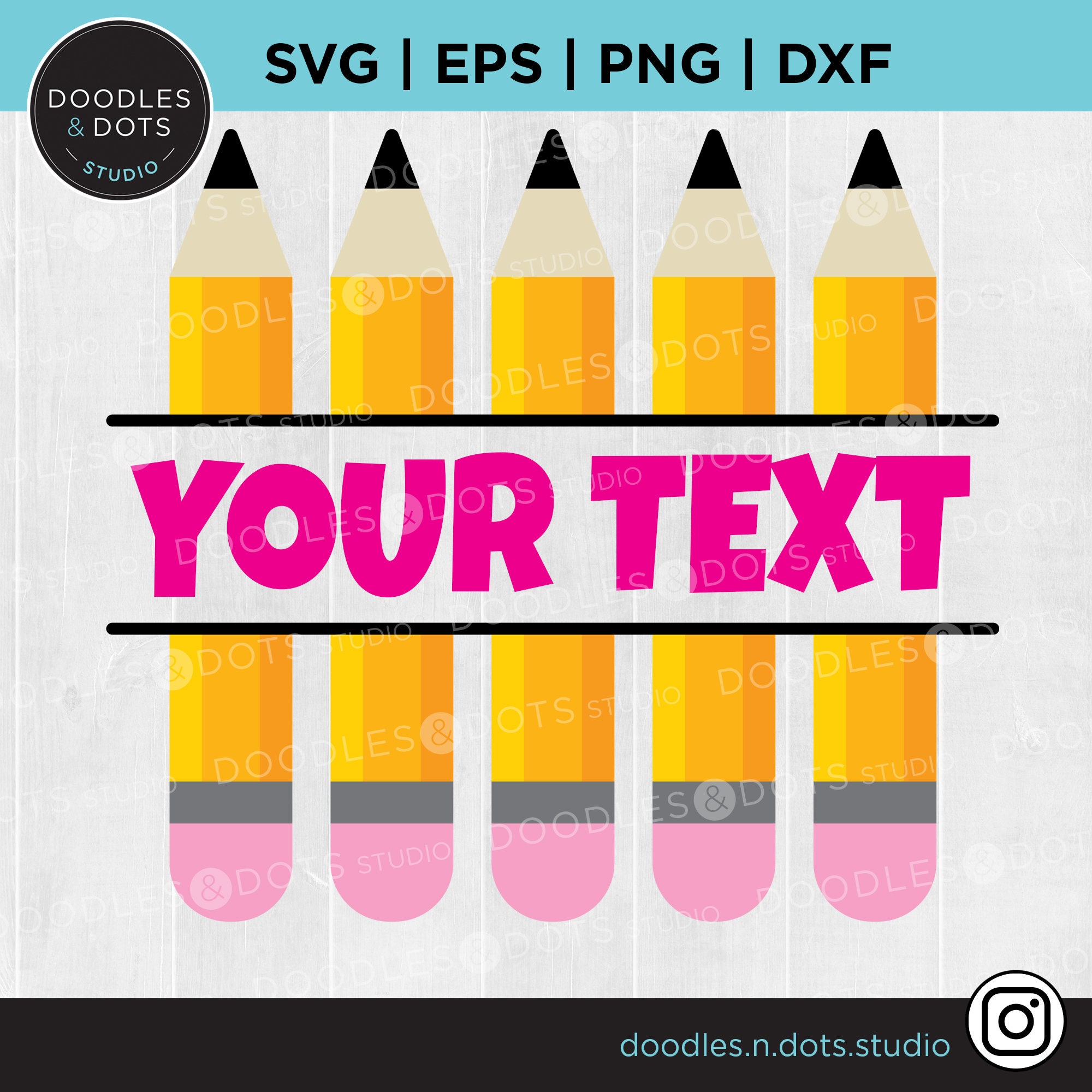 Pencil Svg Pencil Svg Bundle Teacher Clipart Back to School - Etsy