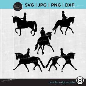 Pakiet ujeżdżeniowy SVG, Half Pass svg, jeździec ujeżdżeniowy, Grand Prix, jeździec, sylwetki ujeżdżeniowe, clipart ujeżdżeniowy do logo, test ujeżdżeniowy