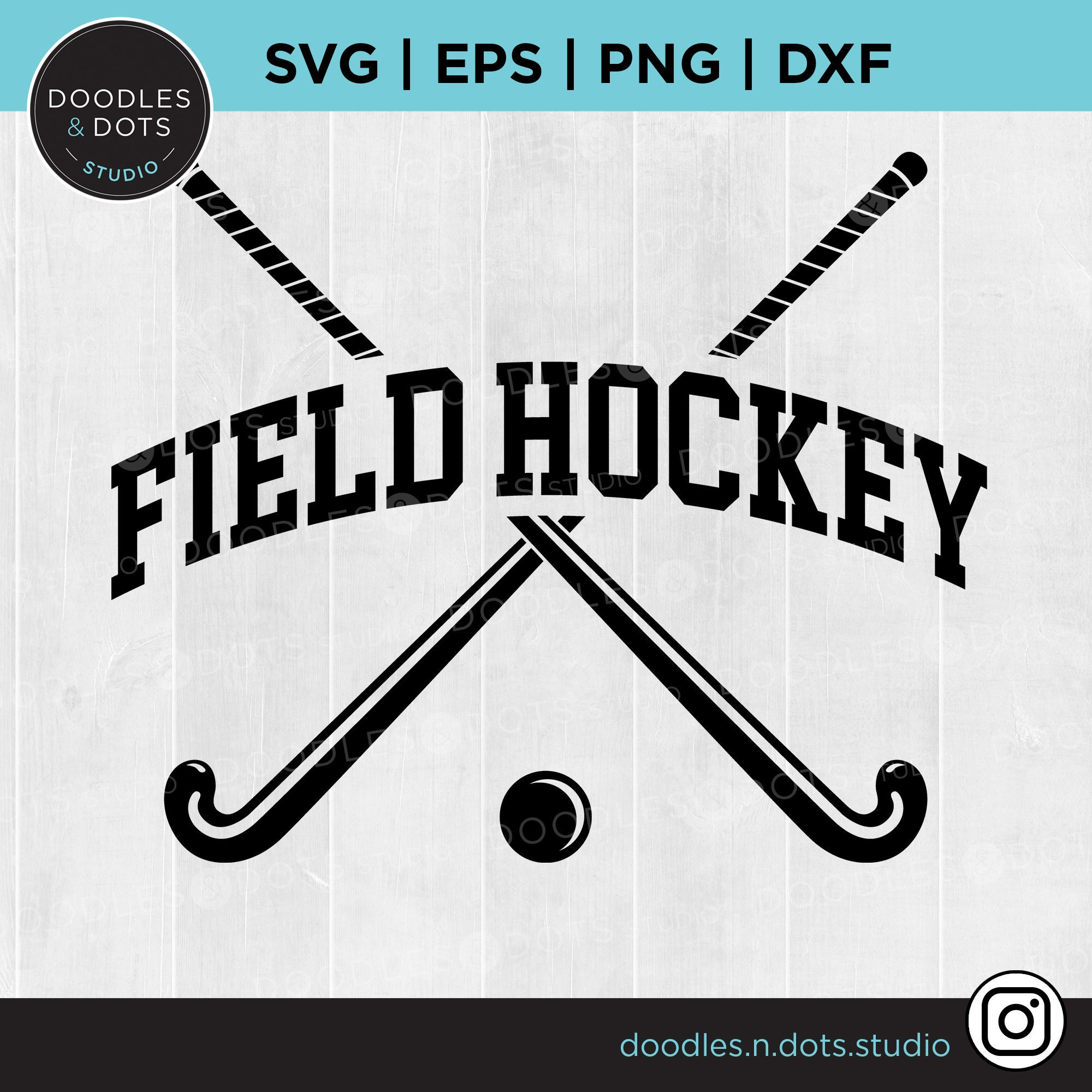 Field Hockey Svg, Field Hockey Design for Crewneck, 2 Field Hockey Sticks and Ball, Field Hockey Clipart, Sports Clipart, Field Hockey Png
