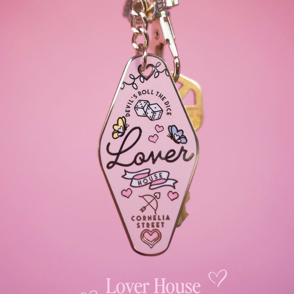 Lover House Taylor Swift Motel Metal Keychain | Metal Motel Keychain | Grape Soda | Keys, Swifties, Cornelia Street, Archer, Eras