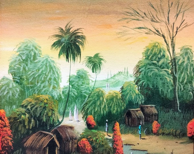 Original work by Raymond Joseph, naif art / HAITI
