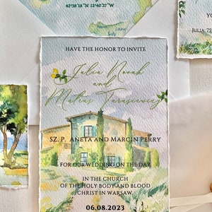 Modello di invito di nozze al limone, invito di nozze in Toscana, botanico stampabile, matrimonio italiano, matrimonio toscano, matrimonio di destinazione