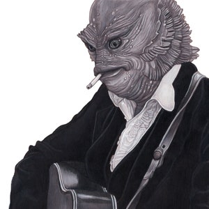 The Gill Man In Black