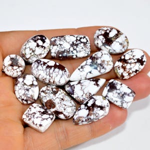 13Pcs 170Cts Natural Brown Wild Horse Jasper Cabochon Gemstone Lot Healing Gemstone Pendants Handmade Jewelry Supplies 25x10 10x10mm #15376