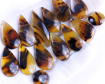 Natural Montana Agate Cabochon Gemstone Wholesale Loose Semi-Precious Gemstone  For Jewelry Making Gift For Her Agate Wire Wrap Pendants