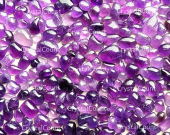 Natural Purple Amethyst Cabochon Gemstone Lot Mixed Shape And Size Handmade Polished Healing Crystal Womens Jewelry Making Supplies