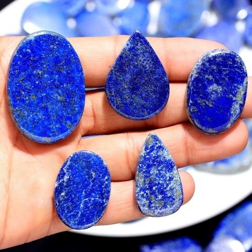 50 Pcs. 2792Cts. Natural Lapis shops Lazuli Cabochon Mix Shape Blue Lapis Loose Gemstone Wholesale Lots For Jewelry Making Size 47x31 22x16mm.