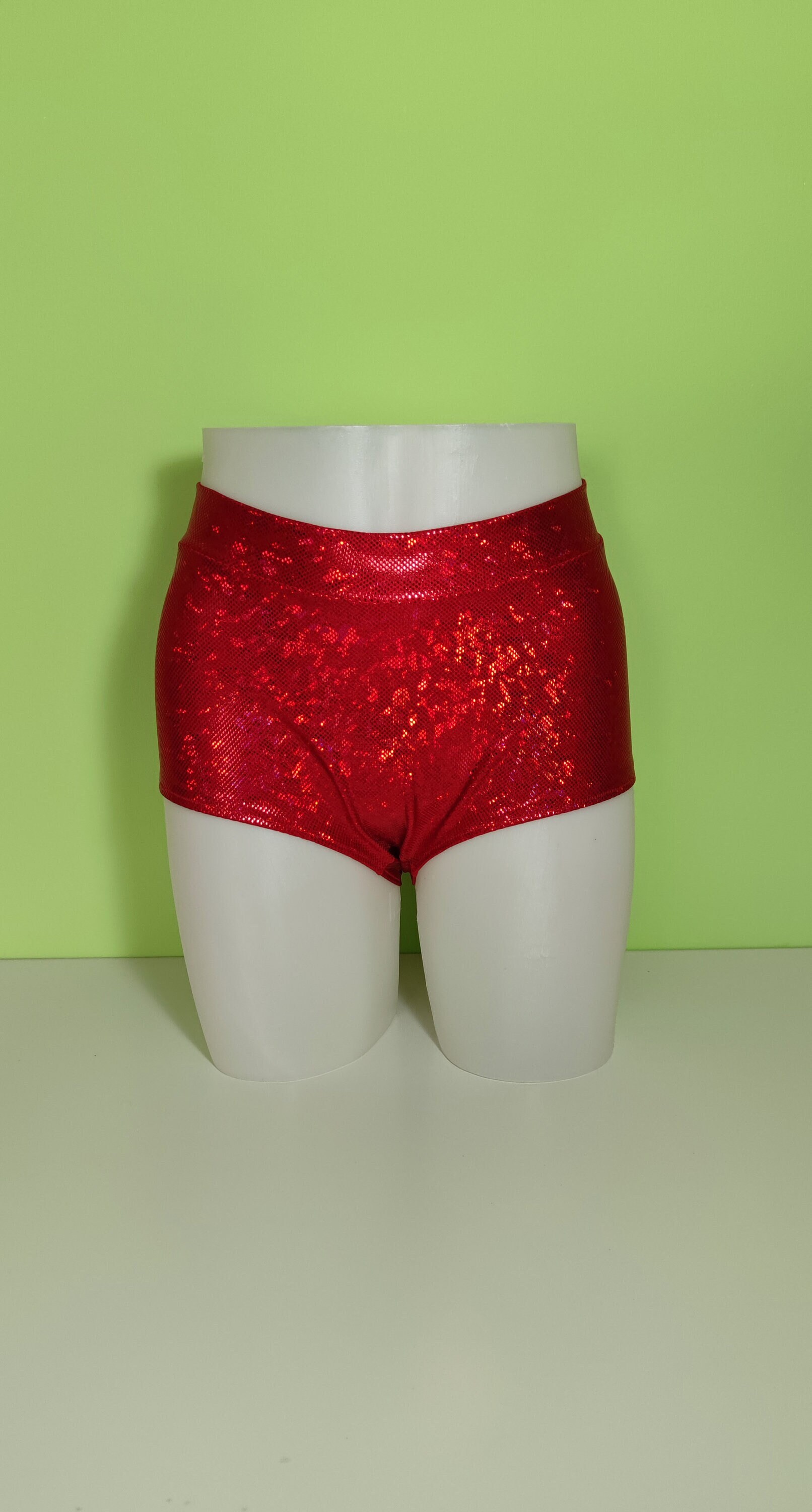 Pailletten Shorts Für Damen, Hoch Taillierte, Elastische, Gerade Geschnittene, Glänzende Hotpants, Sexy Funkelnde Glitzer Rave Shorts Für Party