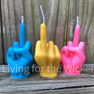 Middle Finger Candle!