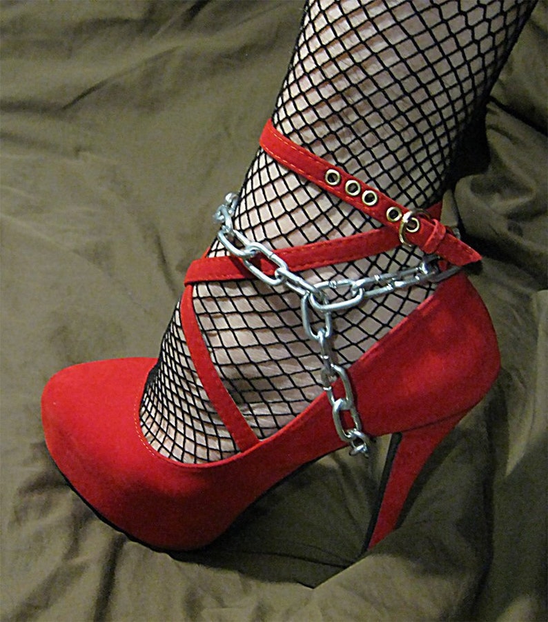 Fetish Shoes, Fetish Heels, Dominatrix Boot, Devious Shoes Bondage Boot