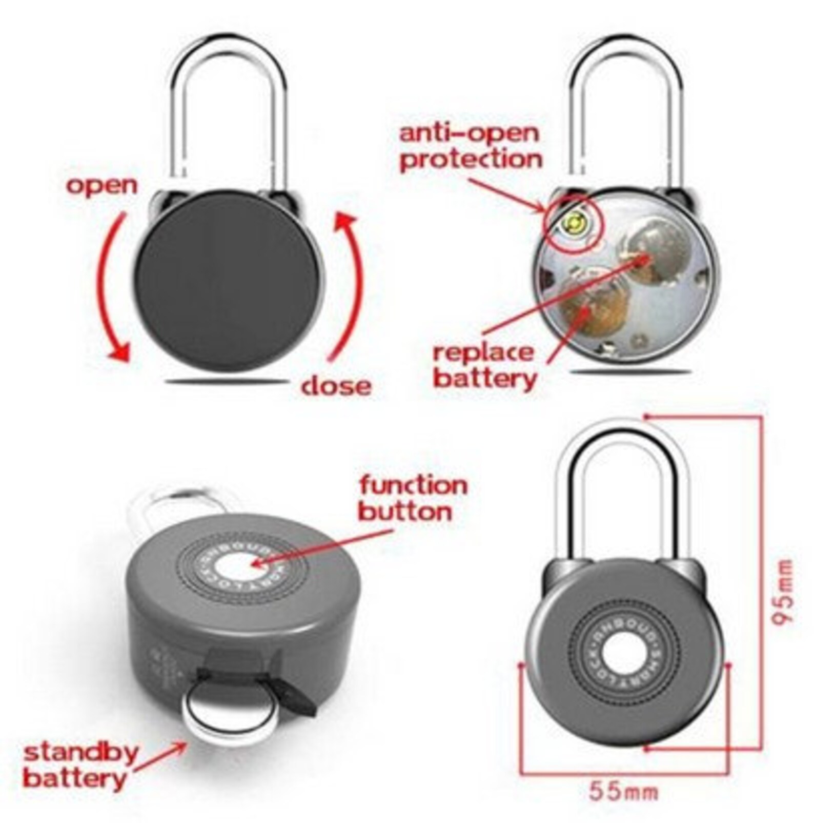 Original Electronic High security Timer Lock Padlock Time Safe Etsy