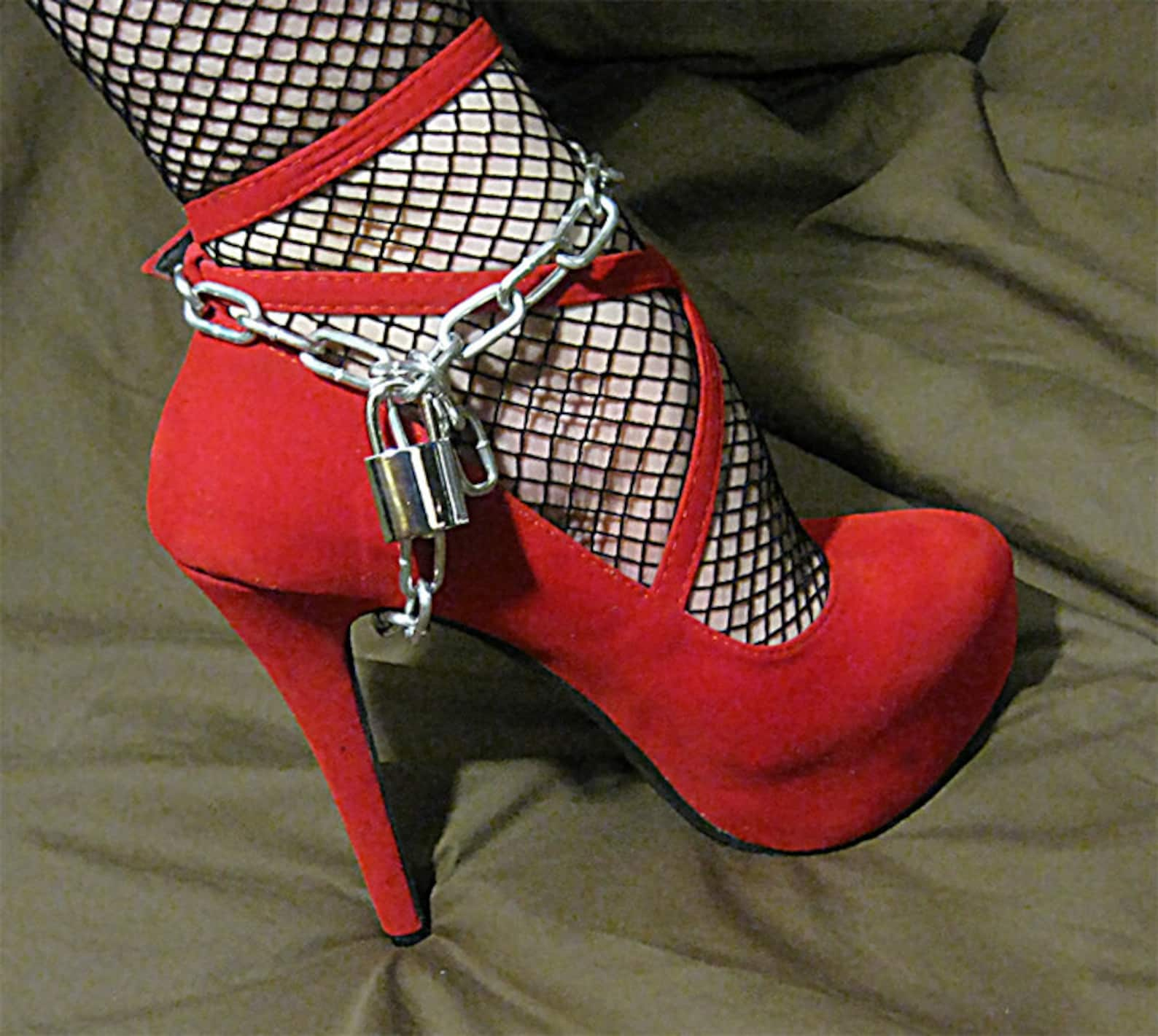 Locked In High Heels Bondage